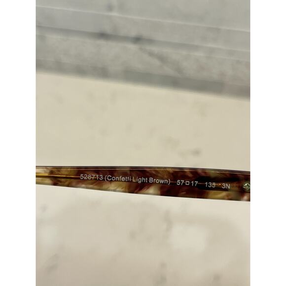 Coach HC8132 528713 Confetti Light Brown Square Women's Sunglasses "FRAMES ONLY" - Picture 7 of 8